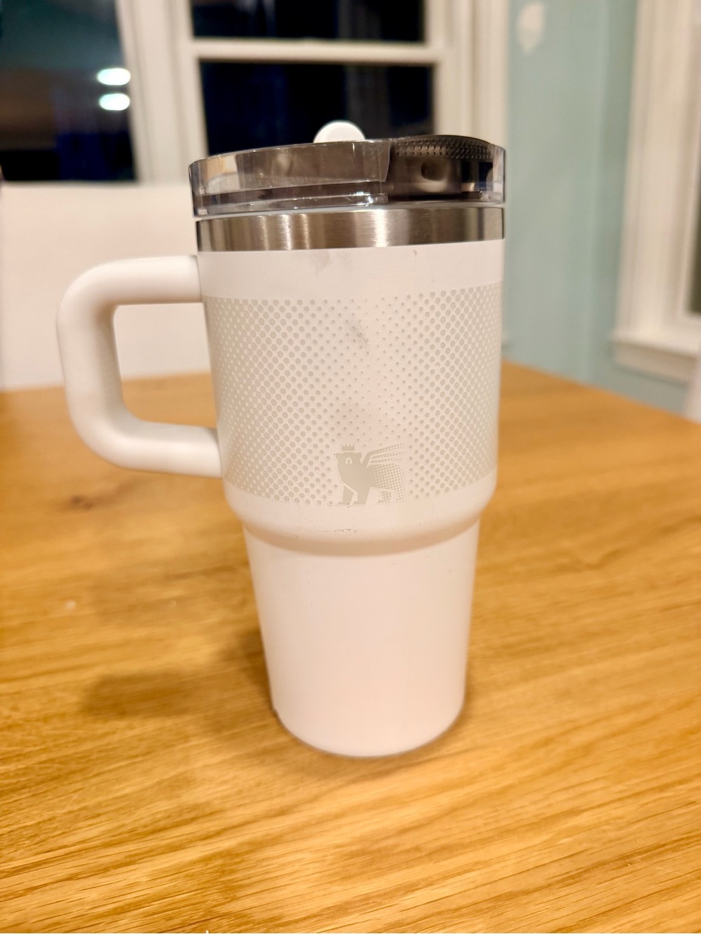 Stanley White Insulated Travel Mug with Handle - 20oz